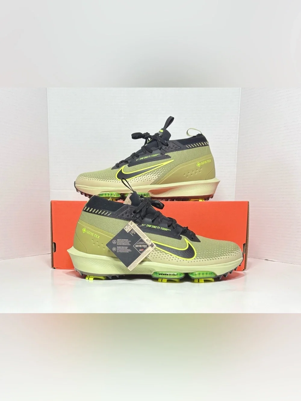 Nike Infinity Tour 2 GORE-TEX Camo Green Men's Waterproof Golf Shoes FV4897-300